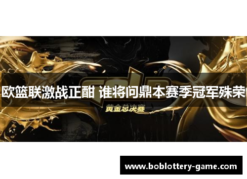 欧篮联激战正酣 谁将问鼎本赛季冠军殊荣